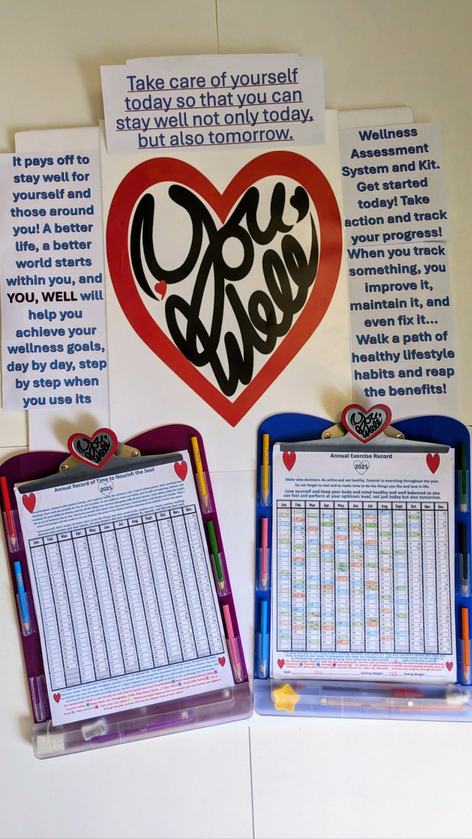 A display featuring the kit